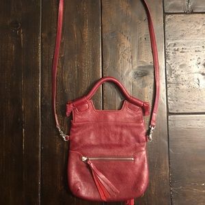 Foley + Corinna Mini City Bag in Burgundy.